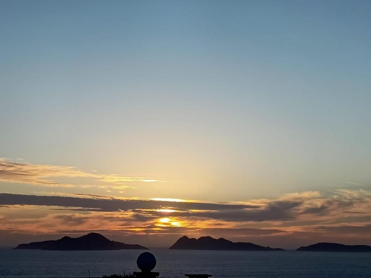 Precioso Apartamento Con Terreno Y Vistas A Cies Vigo Esterno foto