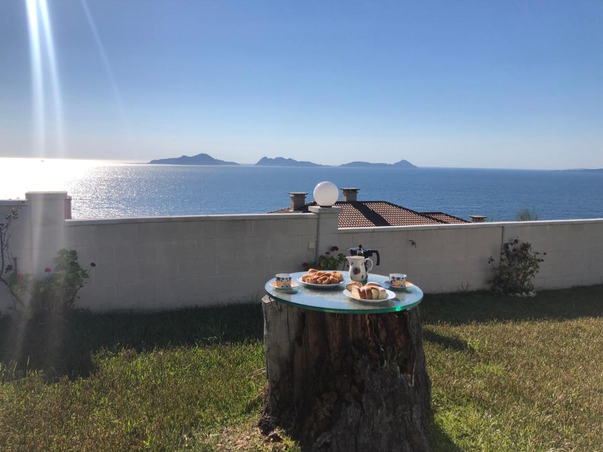 Precioso Apartamento Con Terreno Y Vistas A Cies Vigo Esterno foto