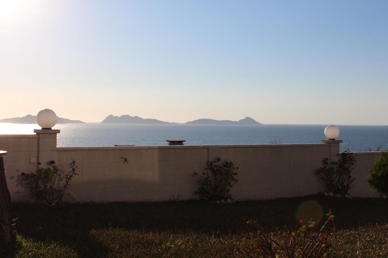 Precioso Apartamento Con Terreno Y Vistas A Cies Vigo Esterno foto