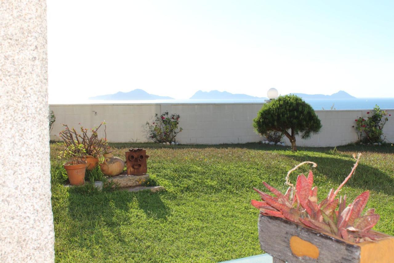 Precioso Apartamento Con Terreno Y Vistas A Cies Vigo Esterno foto